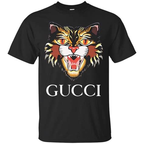 gucci t shirt replica italia con tigre|angry cat t shirt gucci.